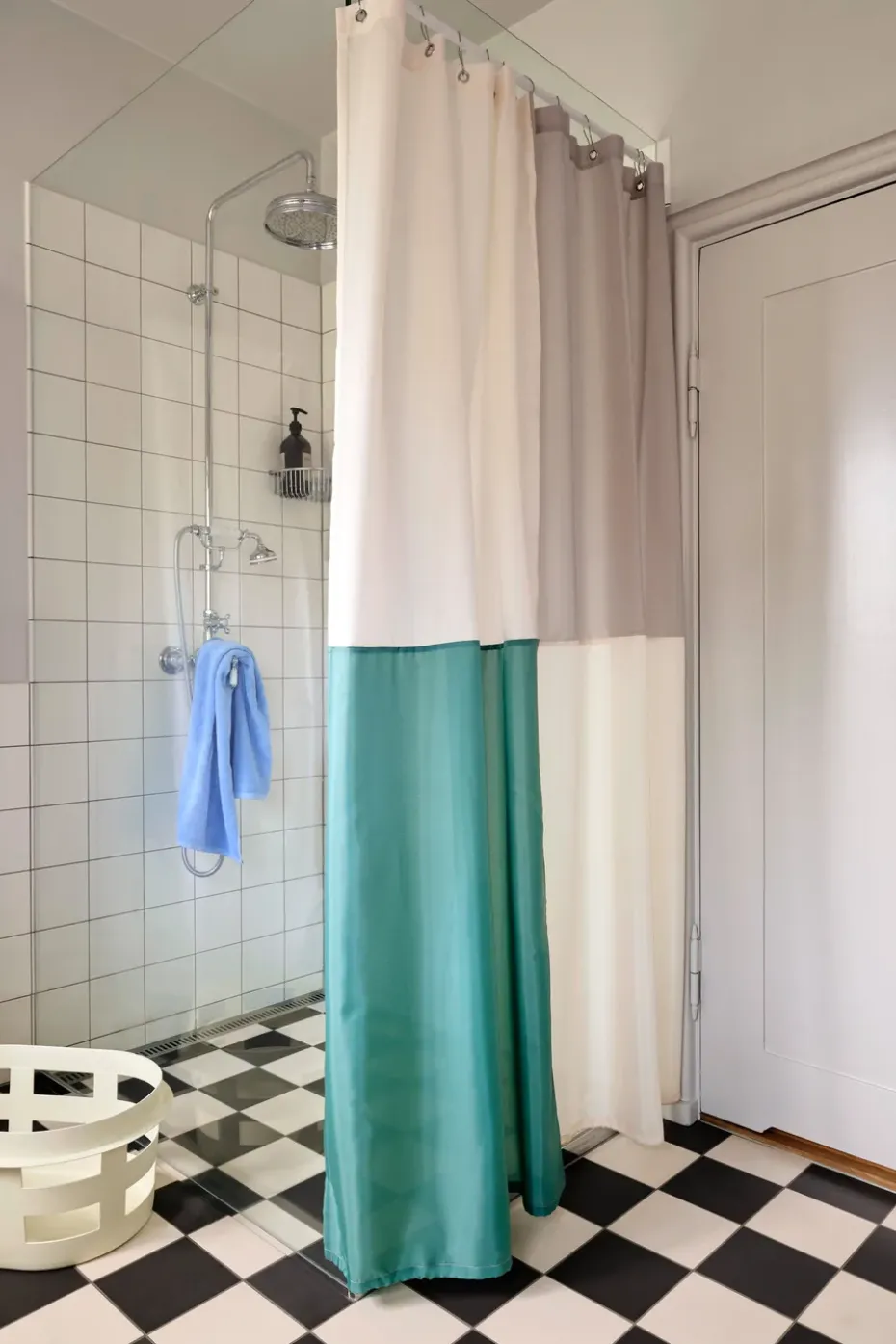 12 Anillas para cortinas de baño, Chrome
