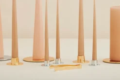 2 Candelabros ester & erik brillante, Oro