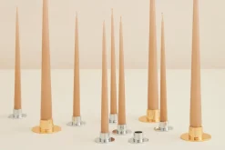 2 Candelabros ester & erik brillante, Oro