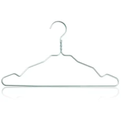 5 Perchas Alu, plata