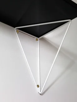2 Soportes para balda Pythagoras, blanco