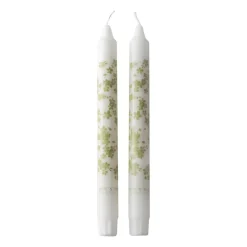2 Velas alagargadas Slåpeblom, verde