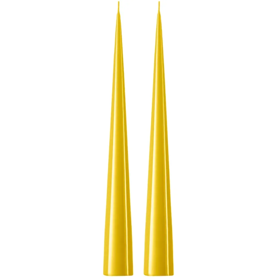 2 Velas ester & erik 37 cm lacado, Lemon drop 15-0