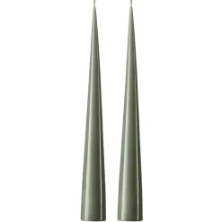 2 Velas ester & erik 37 cm lacado, Green soil 70