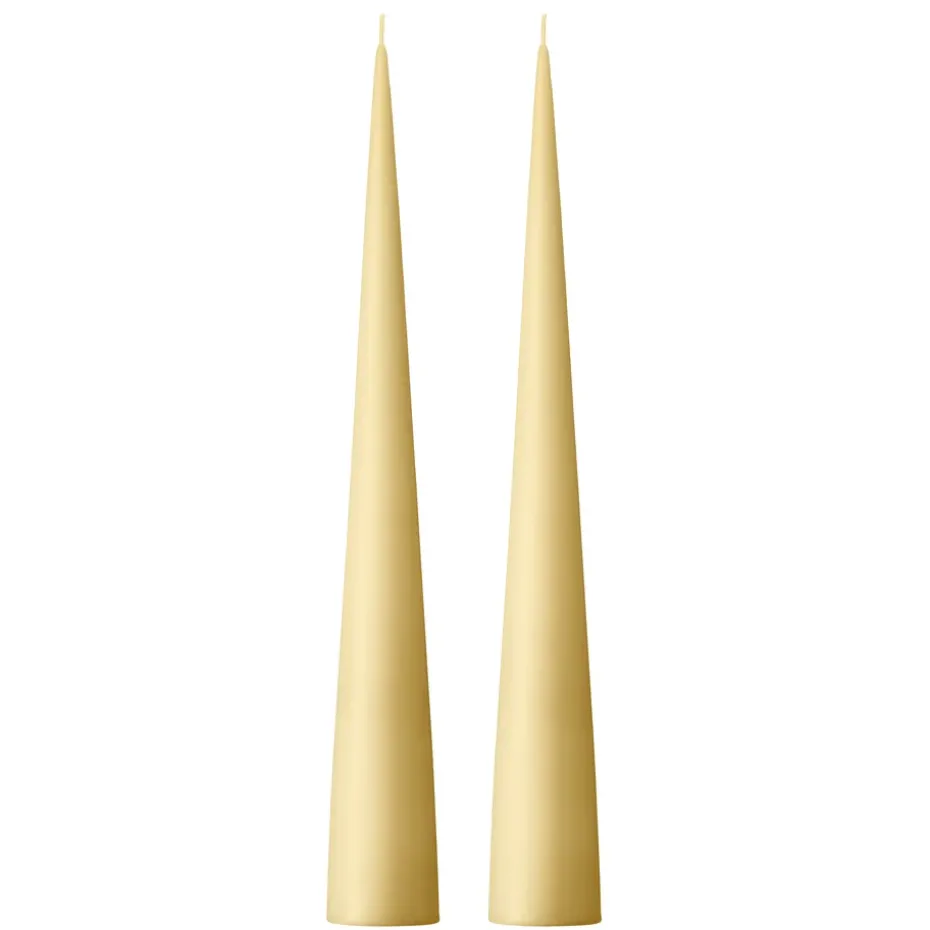 2 Velas ester & erik 37 cm mate, Pale ginger 14