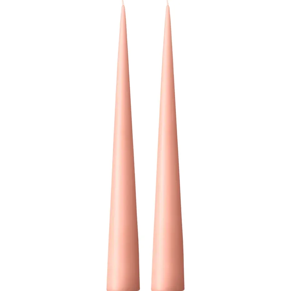 2 Velas ester & erik 37 cm mate, Rosy caramel 20
