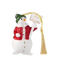 Adorno navideño, muñeco de nieve Christmas Classics, Blanco