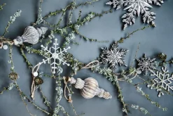 Adorno navideño Norille 12 cm, Mörkgrå