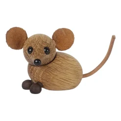 Adorno The country mouse ratón, Roble