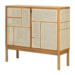 Aparador Air, Roble, 120x110 cm, con patas