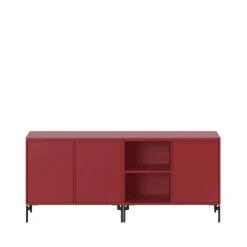 Aparador Save, Beetroot 165, patas lacadas en negro