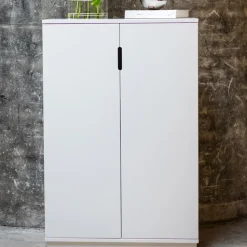 Armario Aoko 120 cm, Lacado blanco