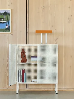 Armario Perforated Cabinet medium, Eggshell