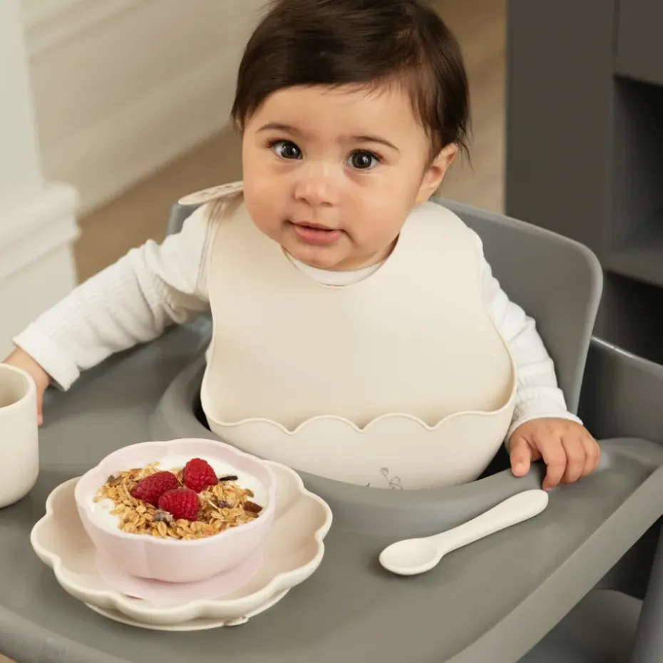 Babero Poppy, Cream