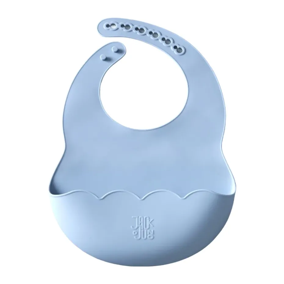 Babero Poppy, Pale blue