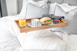 Bandeja de desayuno Fabia 30x60 cm, acacia