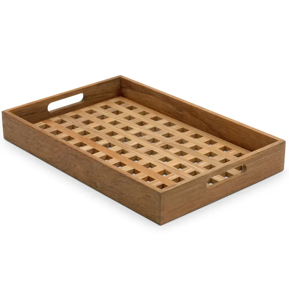 Bandeja Fionia 36x52 cm, teca