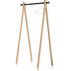 Barra para ropa Dress-Up 90, negro-naturaleza