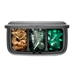 Bo Touch Bin 3 x 11 L, Metallic Gold