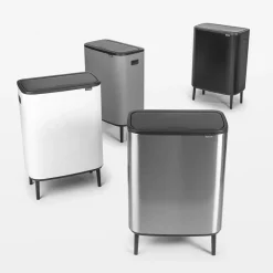 Bo touch bin high 60 L, acero cepillado mate