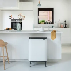 Bo touch bin high 60 L, blanco