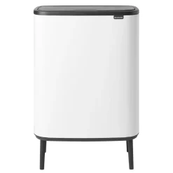 Bo touch bin high 2x30 L, blanco