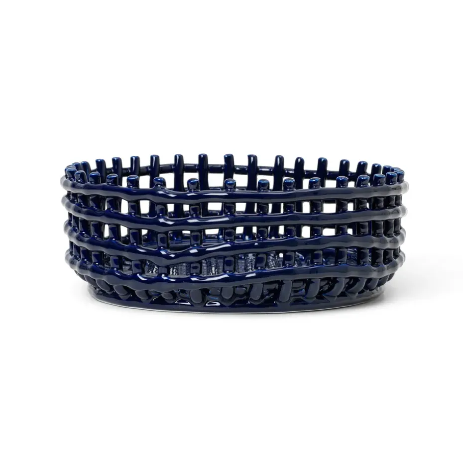 Bol Ceramic trenzado, Blue