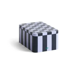 Bote Tin Container small, Dark blue-lavender