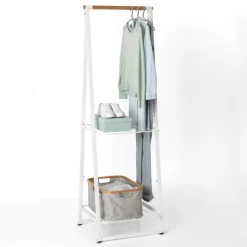 Burro para ropa Linn, pequeño, Blanco