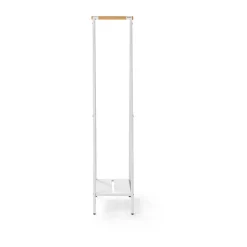 Burro para ropa Linn perchero compacto, Blanco
