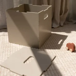 Caja de almacenamiento Cube Storage, Beige