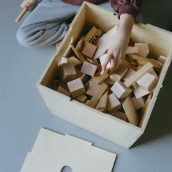 Caja de almacenamiento Cube Storage, Abedul