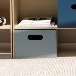 Caja de almacenamiento Kiddo Box, Verde oliva