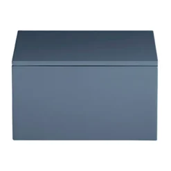 Caja de almacenamiento lacada Lux 19x19x10,5 cm, Azul índigo