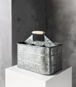 Caja de almacenamiento zinc Humdakin, 30x20