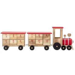 Calendario de navidad Paulownia tren, Multi