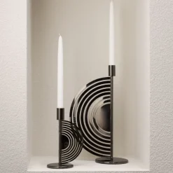 Candelabro Cirkus, Negro, medium