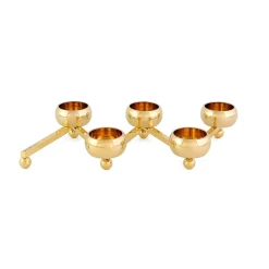 Candelabro Constella S, latón
