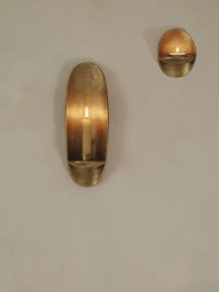Candelabro de pared Agapé, Brass finish