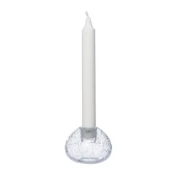 Candelabro de vidrio Ernst Ø7,5 cm, Burbujas