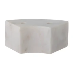 Candelabro Florida 14,5x6x7,5 cm, White marble