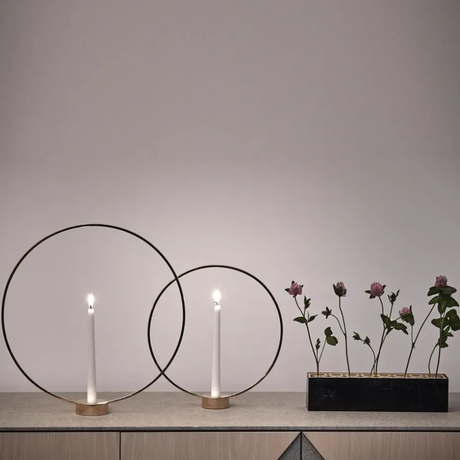 Candelabro Gloria pequeño, latón