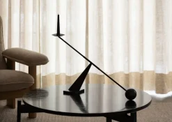 Candelabro Interconnect 70 cm, negro