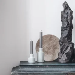 Candelabro Lyngby blanco, 7 cm
