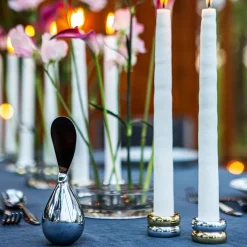 Candelabro Marriage Duo 2 piezas, latón-plata