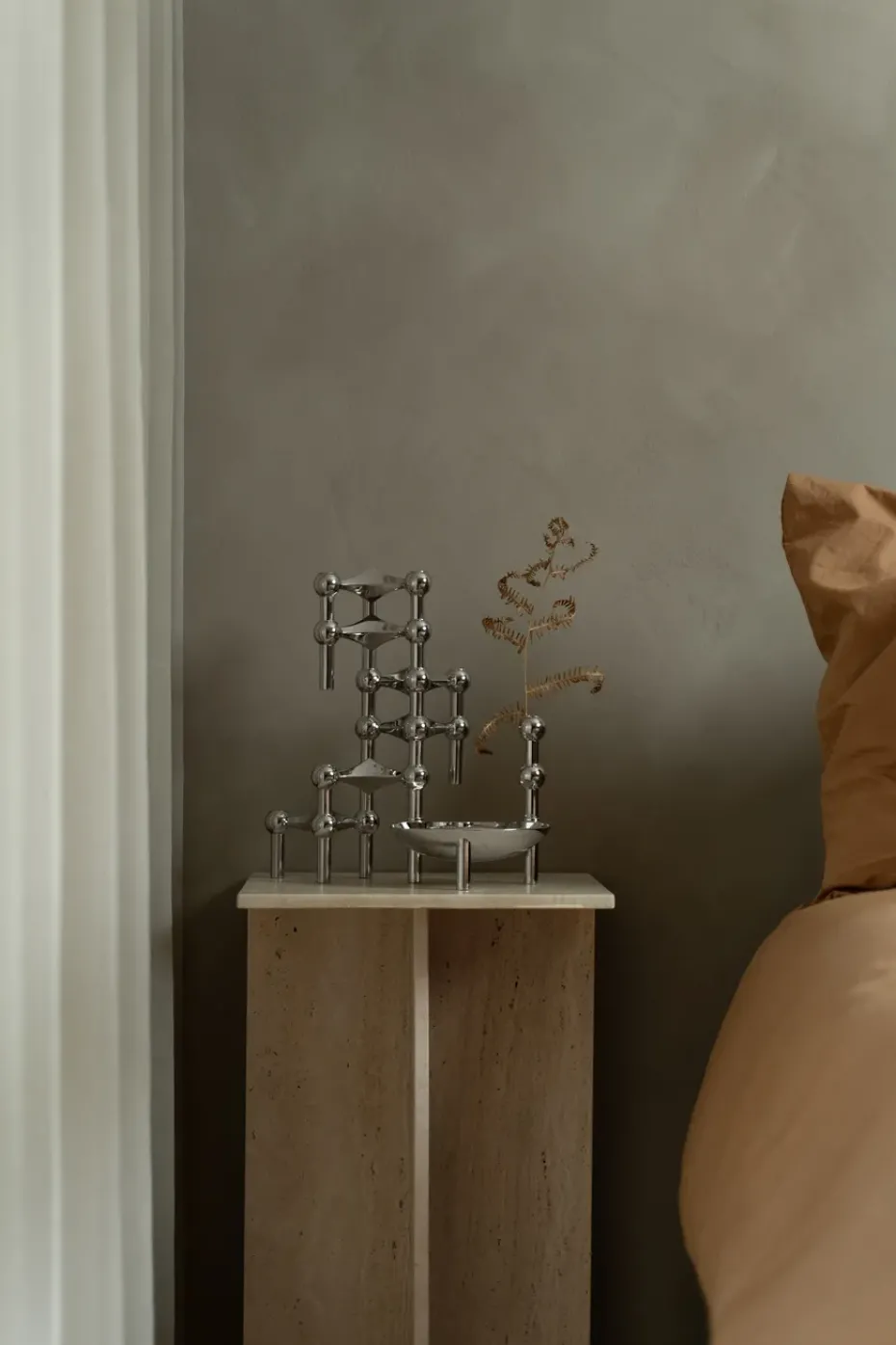 Candelabro Nagel, cromo