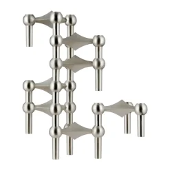 Candelabro Nagel, Cromo cepillado