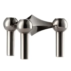 Candelabro Nagel, cromo negro