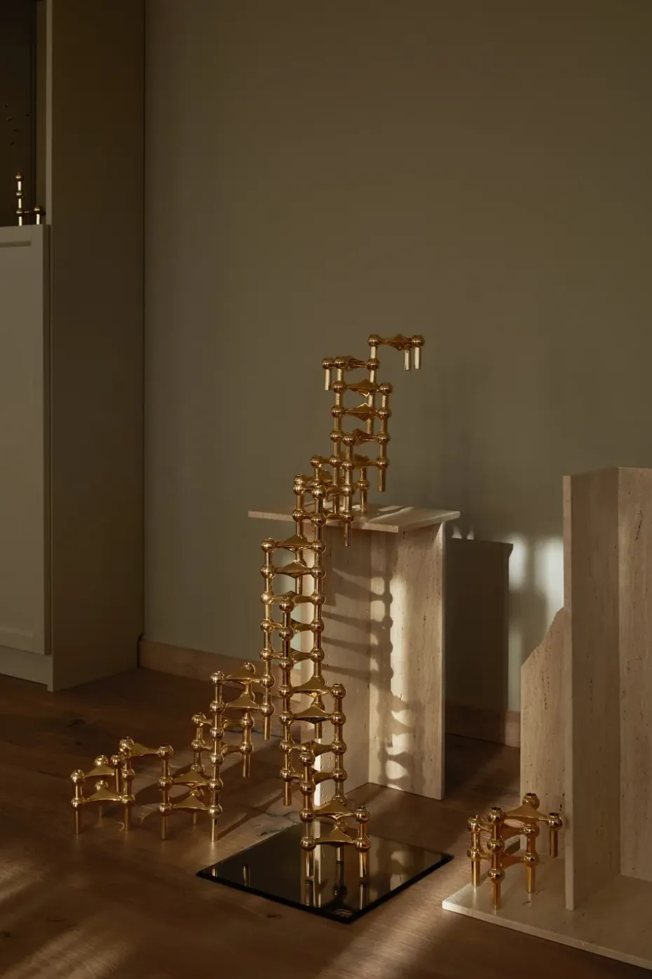 Candelabro Nagel, latón