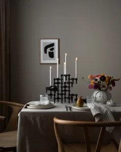 Candelabro Nagel, negro mate